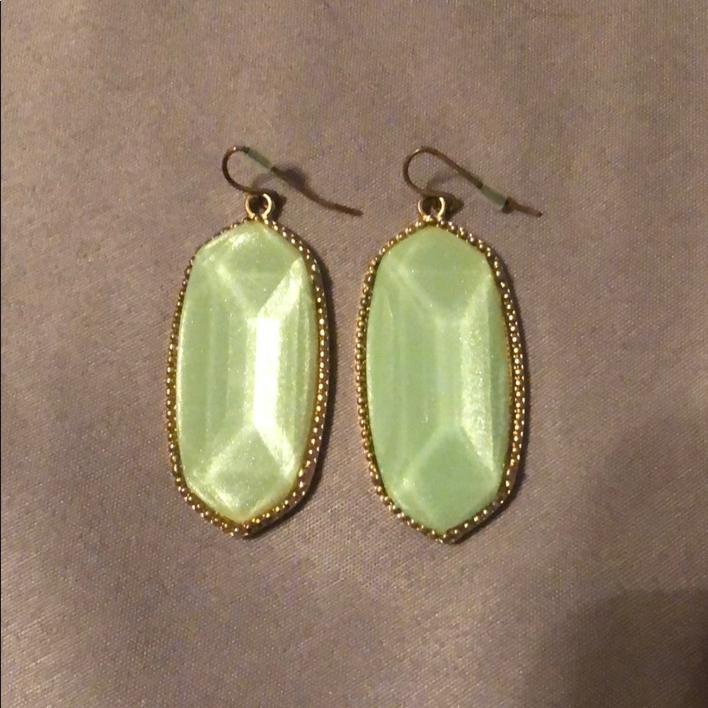 Mint Dangle Earrings